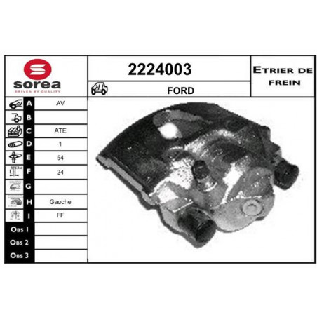 Étrier de frein EAI