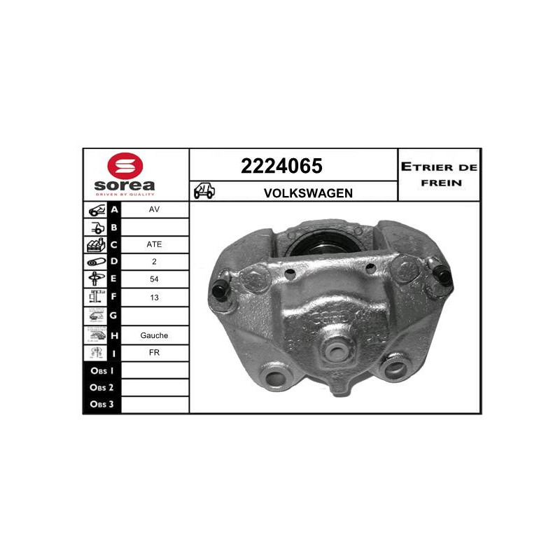 Étrier de frein EAI