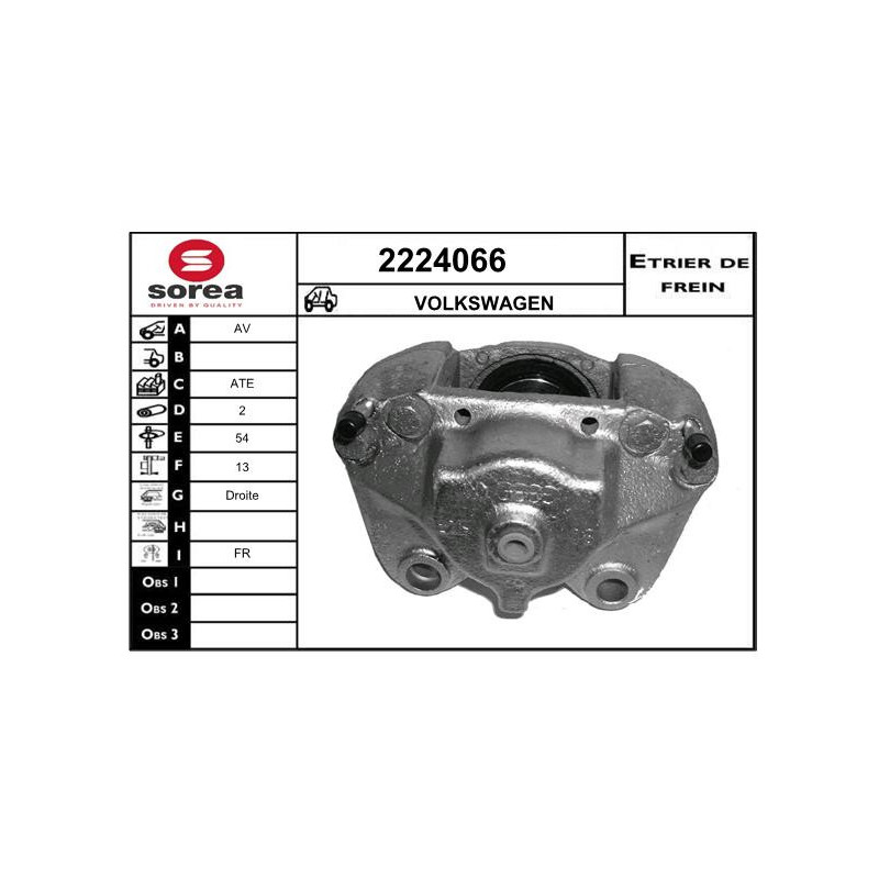 Étrier de frein EAI