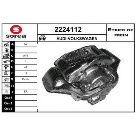 Étrier de frein EAI