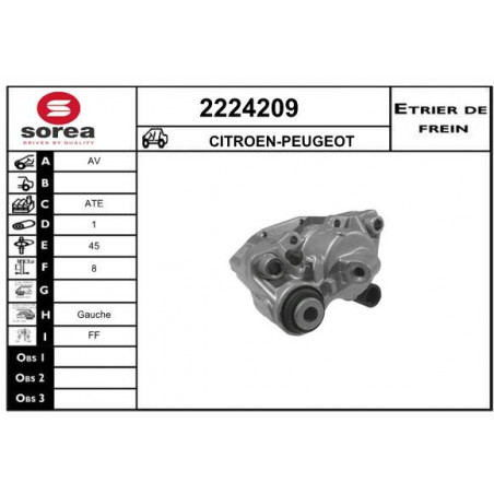 Étrier de frein EAI