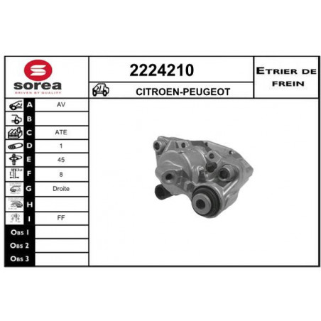 Étrier de frein EAI