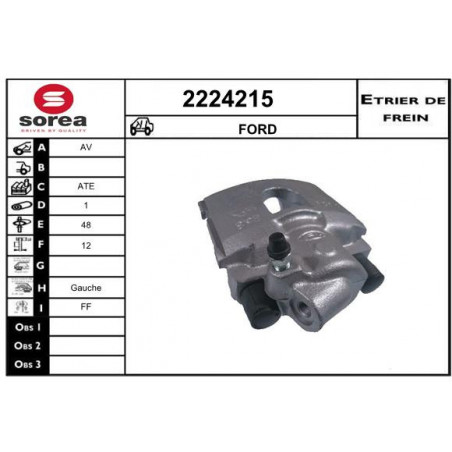 Étrier de frein EAI