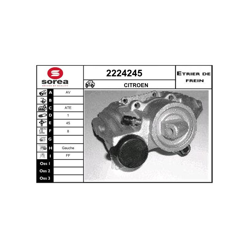 Étrier de frein EAI