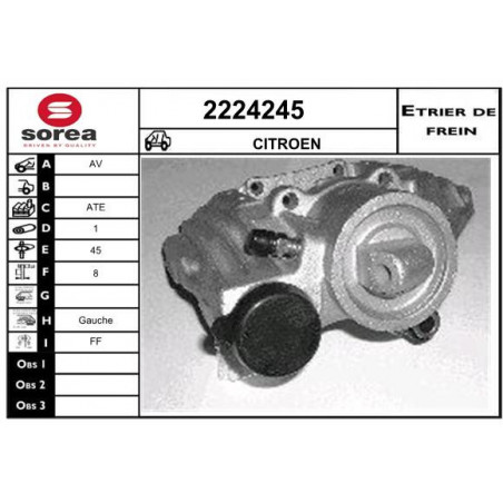 Étrier de frein EAI