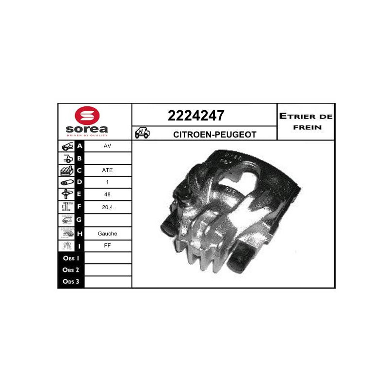 Étrier de frein EAI