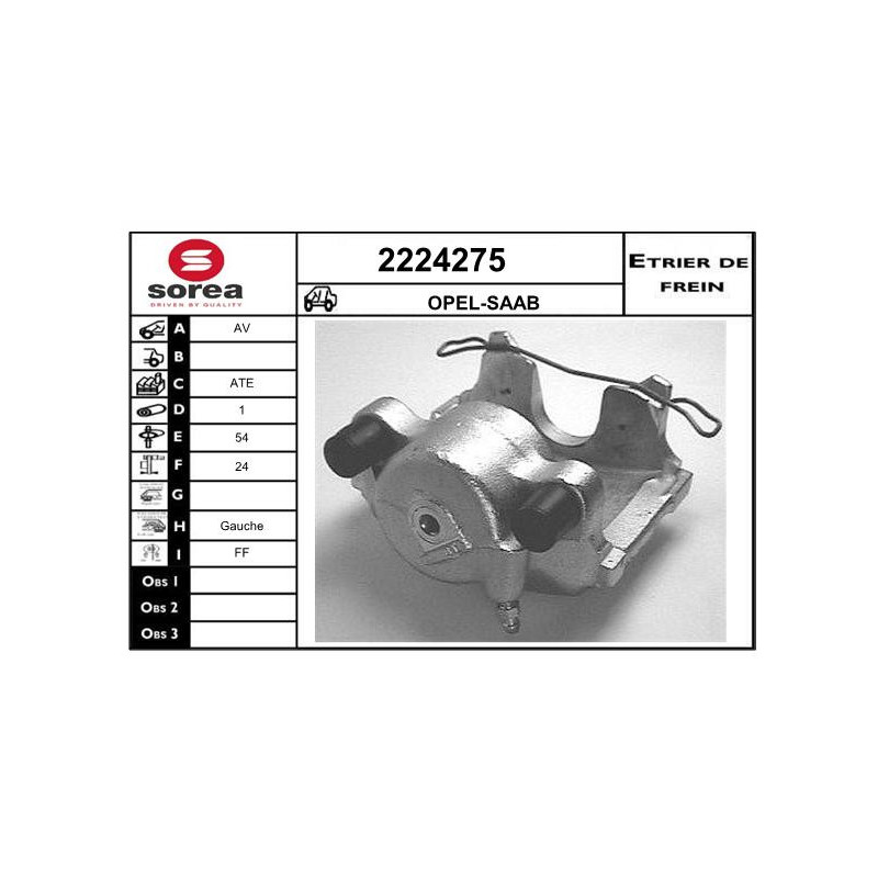 Étrier de frein EAI