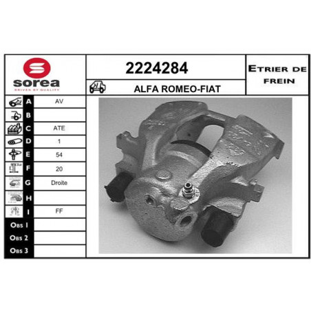 Étrier de frein EAI