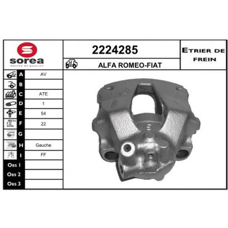 Étrier de frein EAI