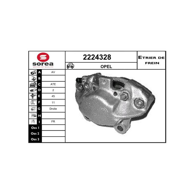 Étrier de frein EAI