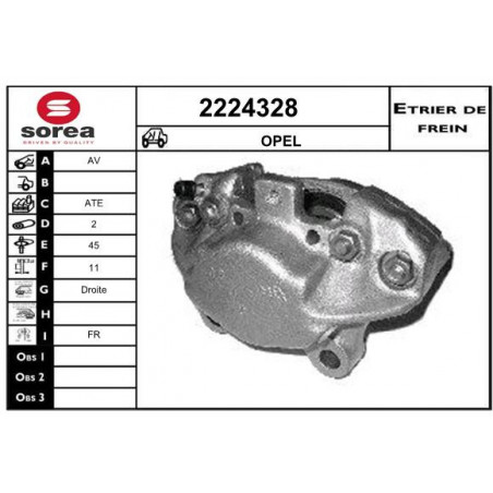 Étrier de frein EAI