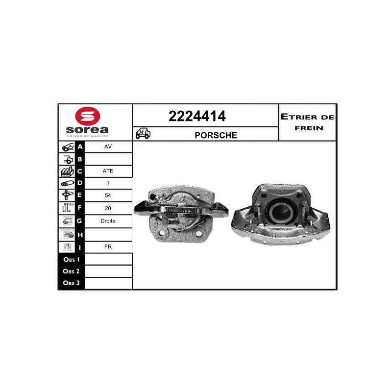 Étrier de frein EAI