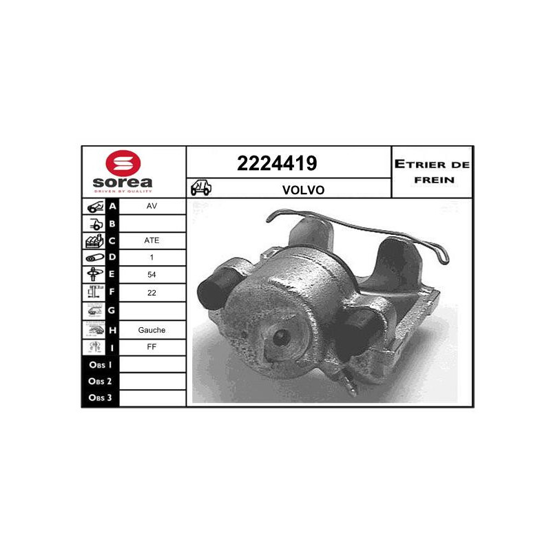 Étrier de frein EAI