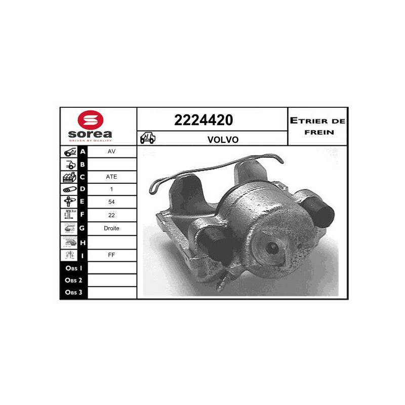 Étrier de frein EAI