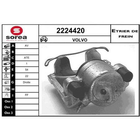 Étrier de frein EAI