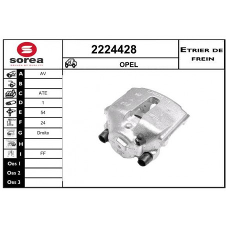 Étrier de frein EAI