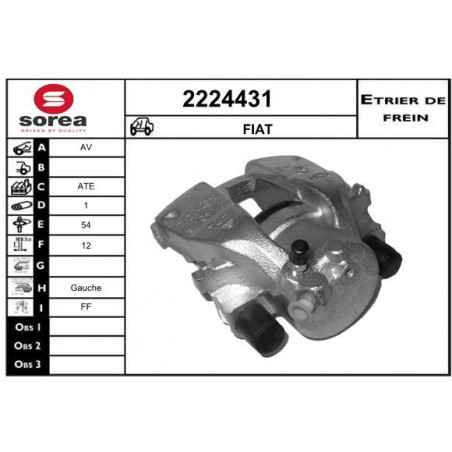 Étrier de frein EAI