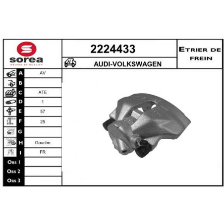 Étrier de frein EAI