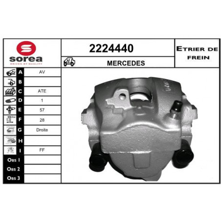 Étrier de frein EAI