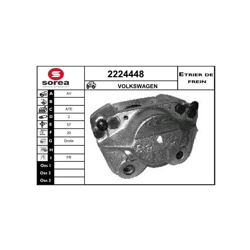 Étrier de frein EAI