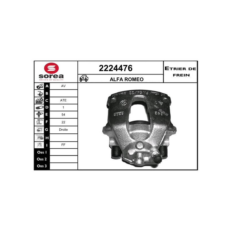 Étrier de frein EAI