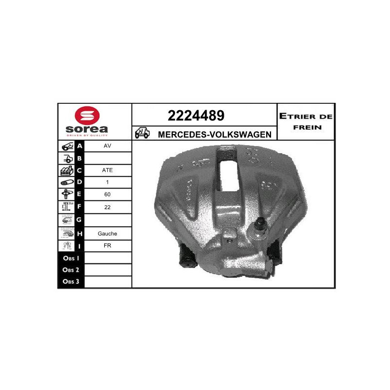 Étrier de frein EAI