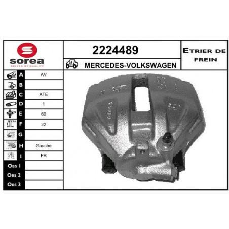 Étrier de frein EAI
