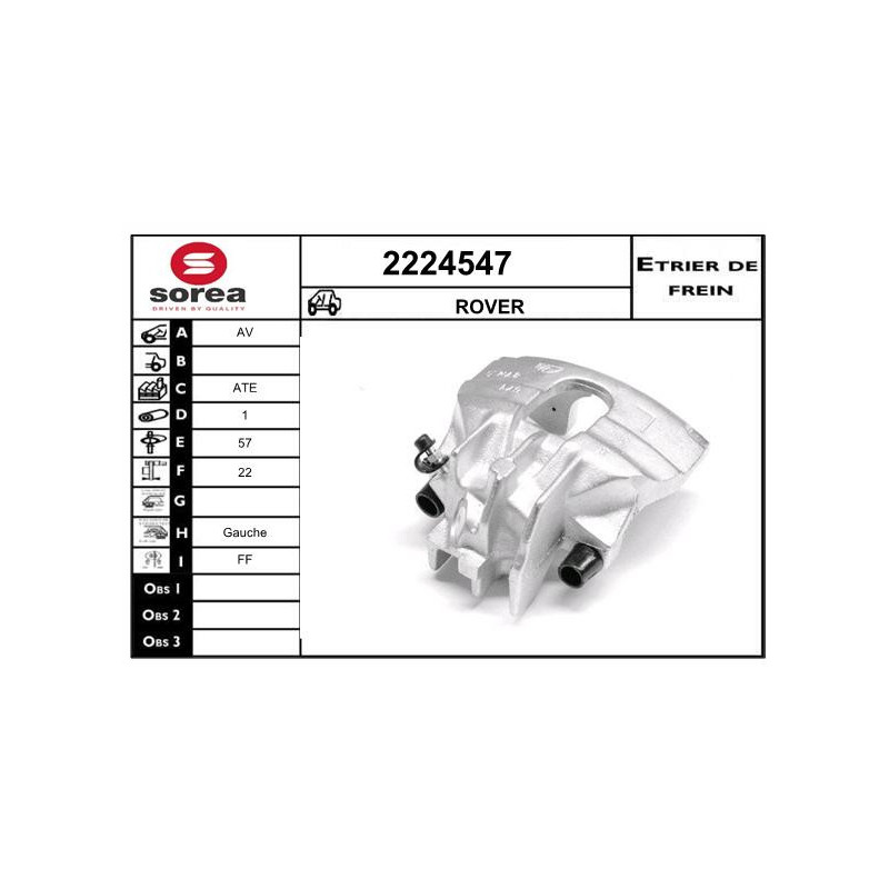 Étrier de frein EAI