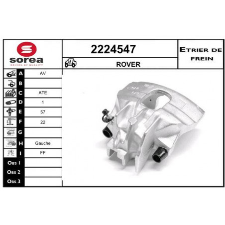 Étrier de frein EAI