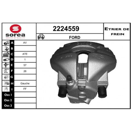 Étrier de frein EAI