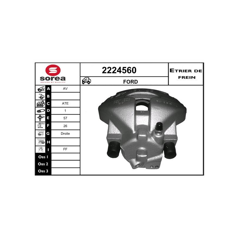 Étrier de frein EAI