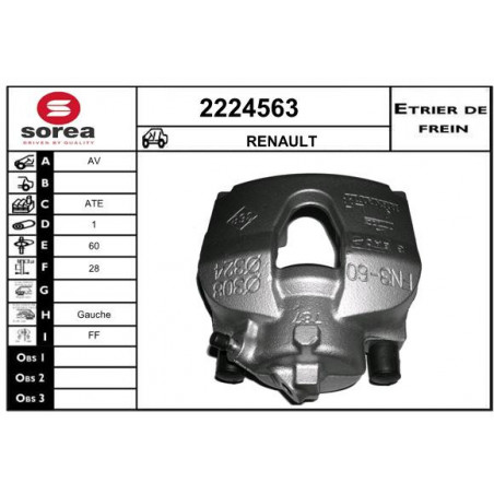 Étrier de frein EAI