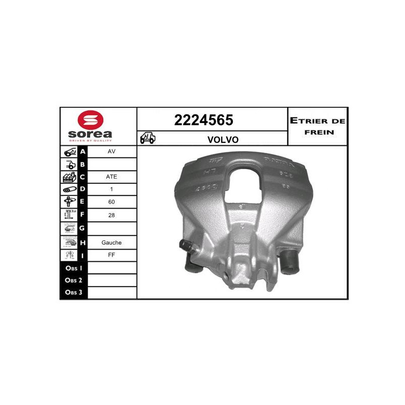 Étrier de frein EAI