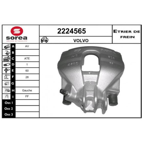 Étrier de frein EAI