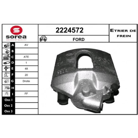 Étrier de frein EAI