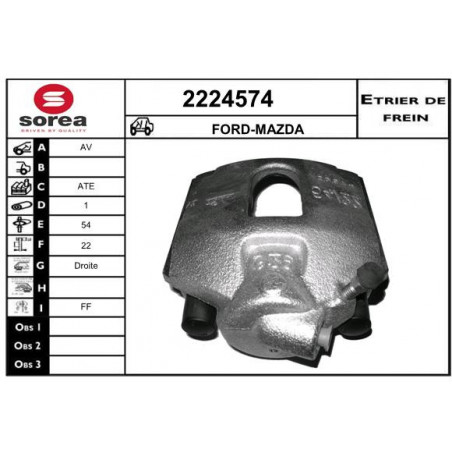 Étrier de frein EAI