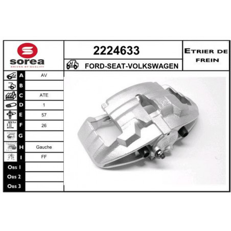 Étrier de frein EAI