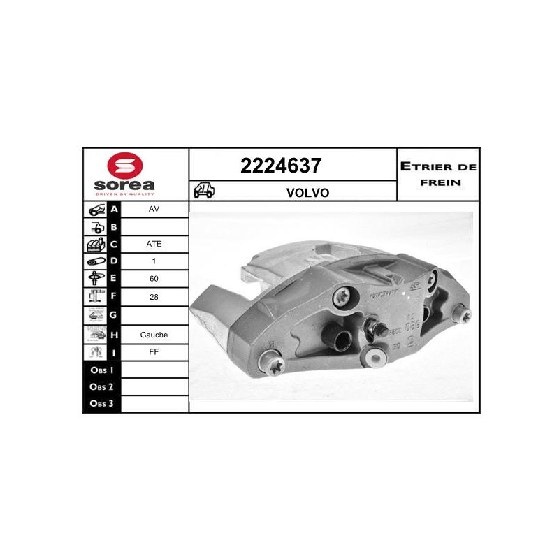 Étrier de frein EAI