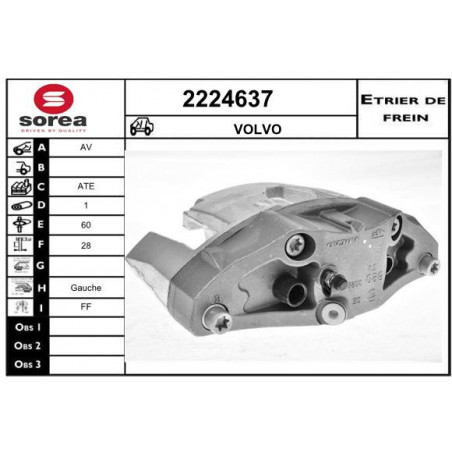 Étrier de frein EAI