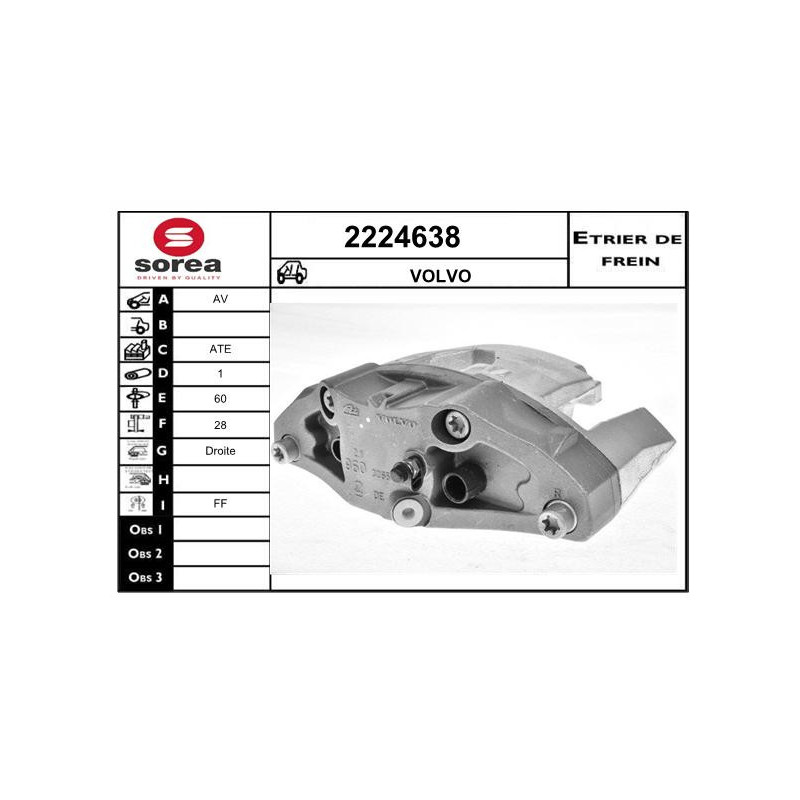 Étrier de frein EAI