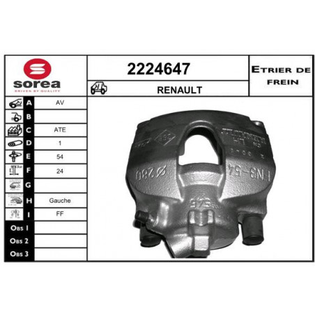 Étrier de frein EAI