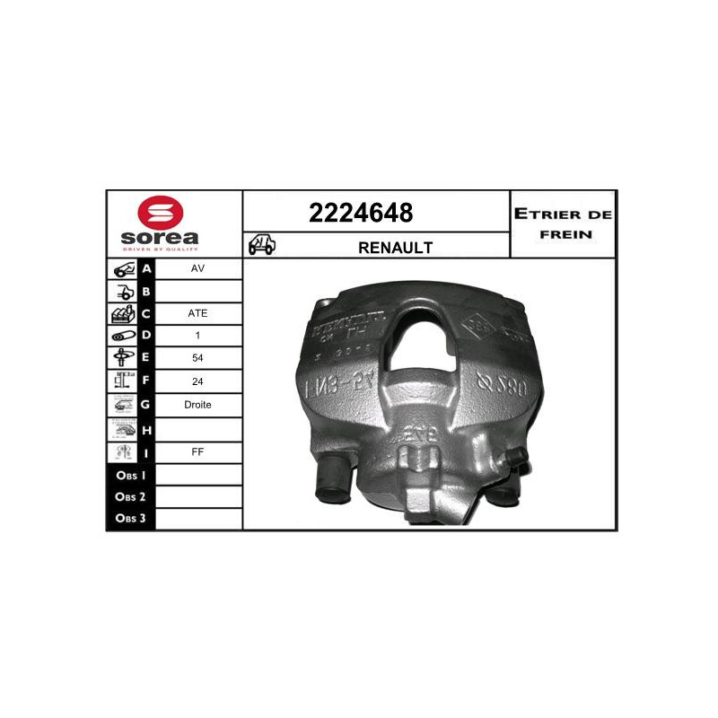 Étrier de frein EAI