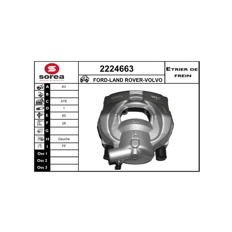 Étrier de frein EAI