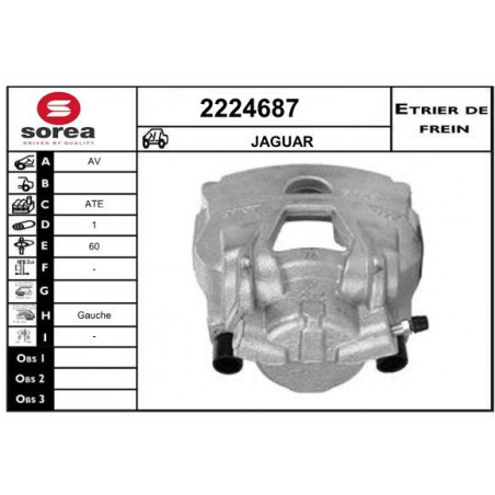 Étrier de frein EAI