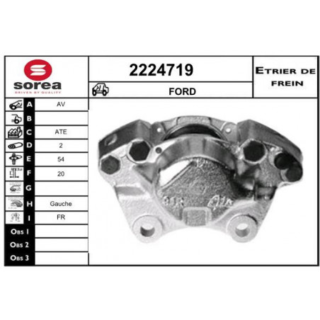 Étrier de frein EAI