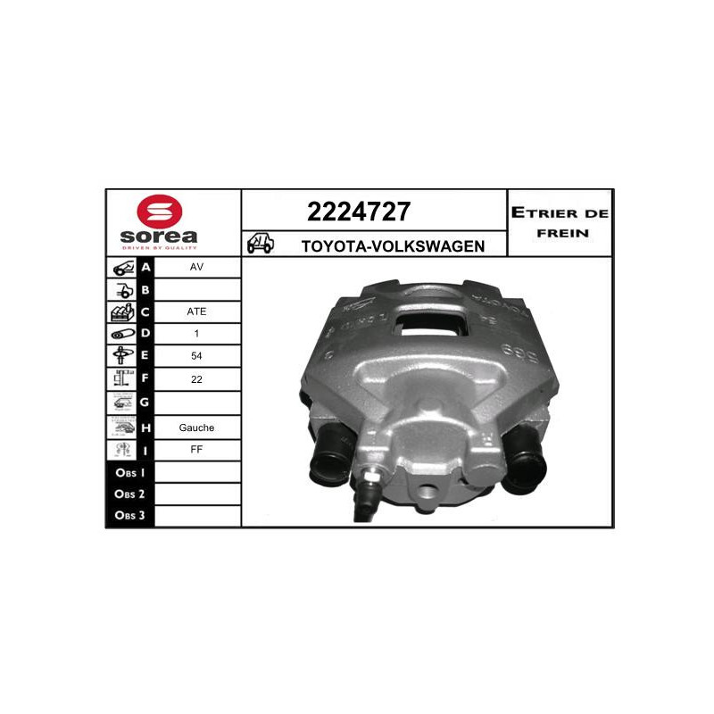 Étrier de frein EAI