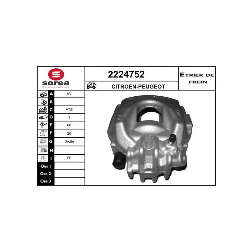 Étrier de frein EAI
