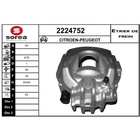 Étrier de frein EAI