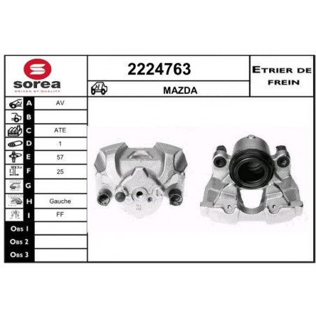 Étrier de frein EAI