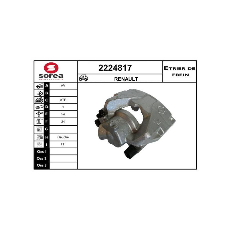 Étrier de frein EAI